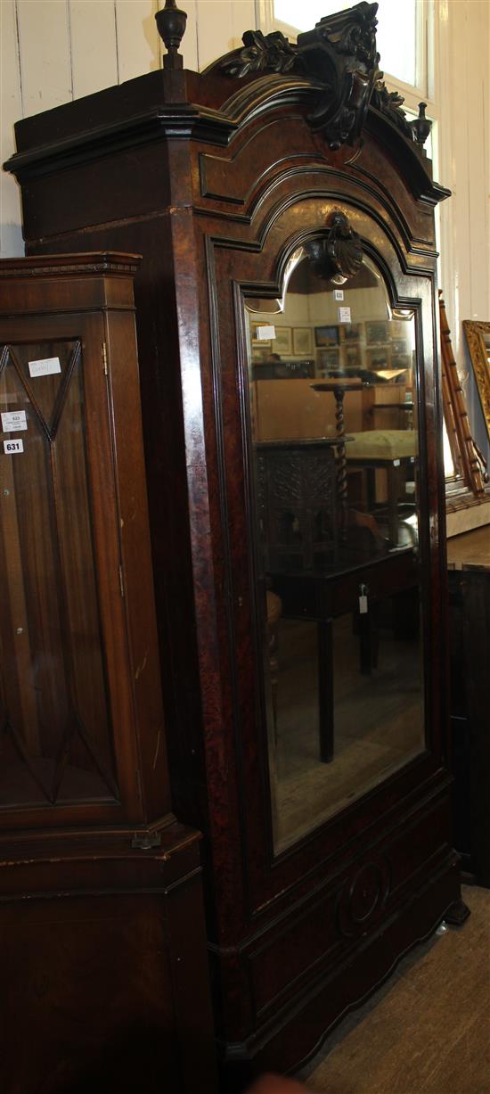 French walnut armoire